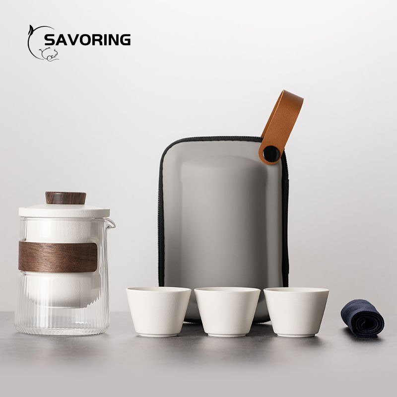 Camping Cooking Pan Set - Simple Chinese Ceramic Tea Set 1