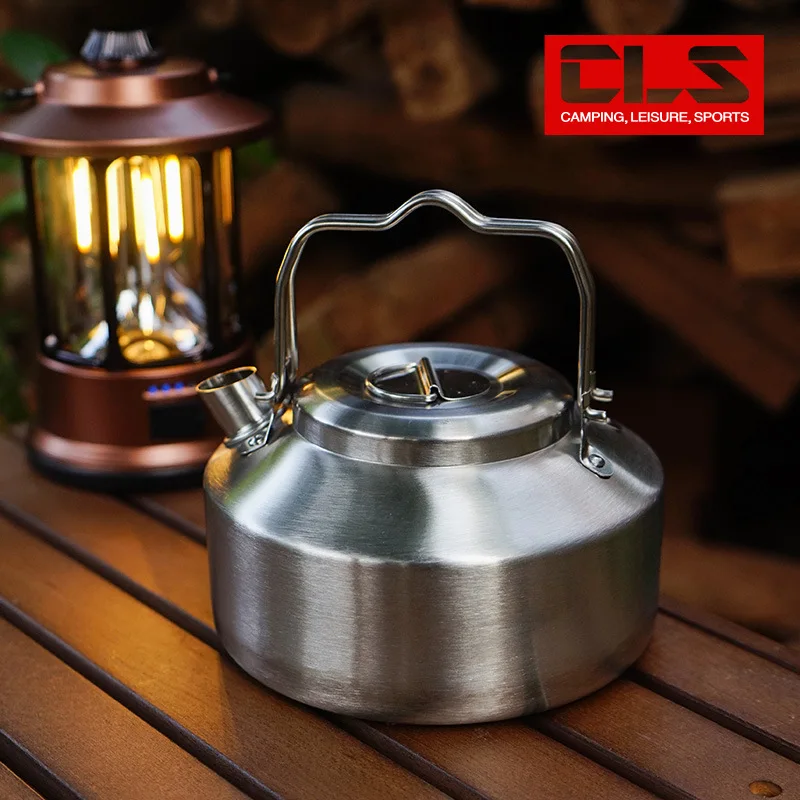 Camping Cooking Handle - CLS Outdoor 0.9L Stainless Steel Kettle