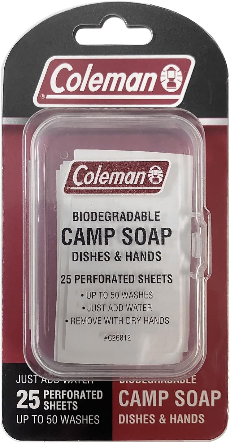Biodegradable Soap Camp - Camp Soap Sheets for Camping –