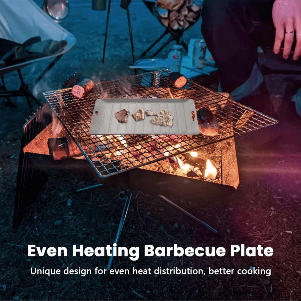 Durable Titanium Camping Grill - Camping Cooking Pan のレビューと価格