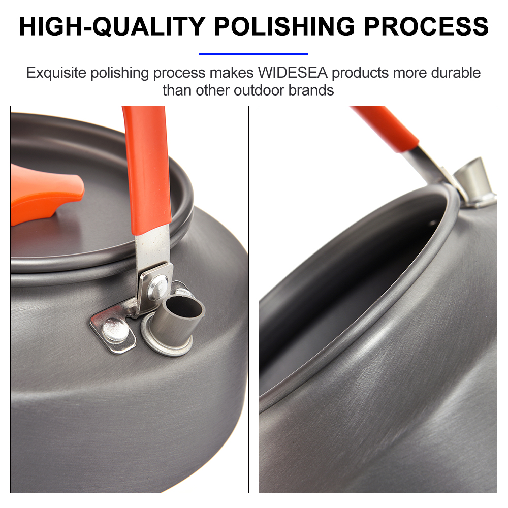 Widesea 1.1L 2L1.5L Camping Wa - Camping Cooking Pan Set のレビューと価格