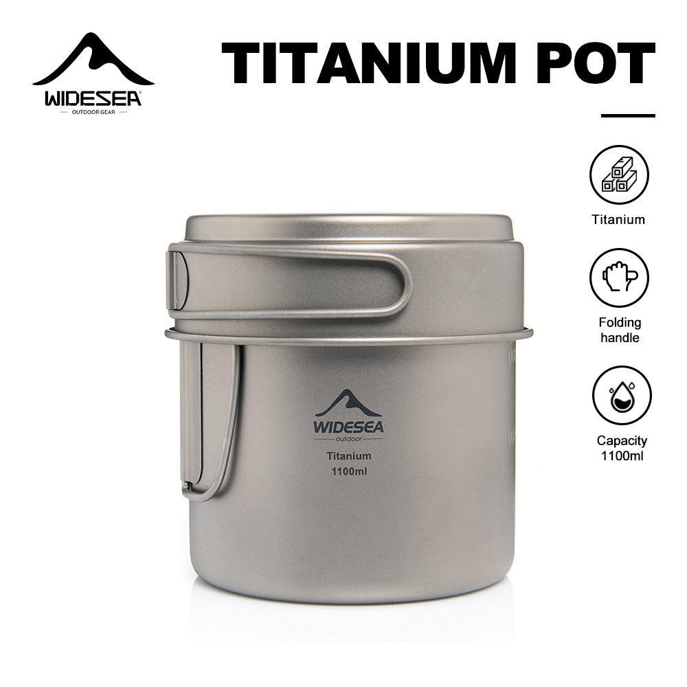 Widesea Ultralight Titanium Ca - Camping Cooking Mug のレビューと価格
