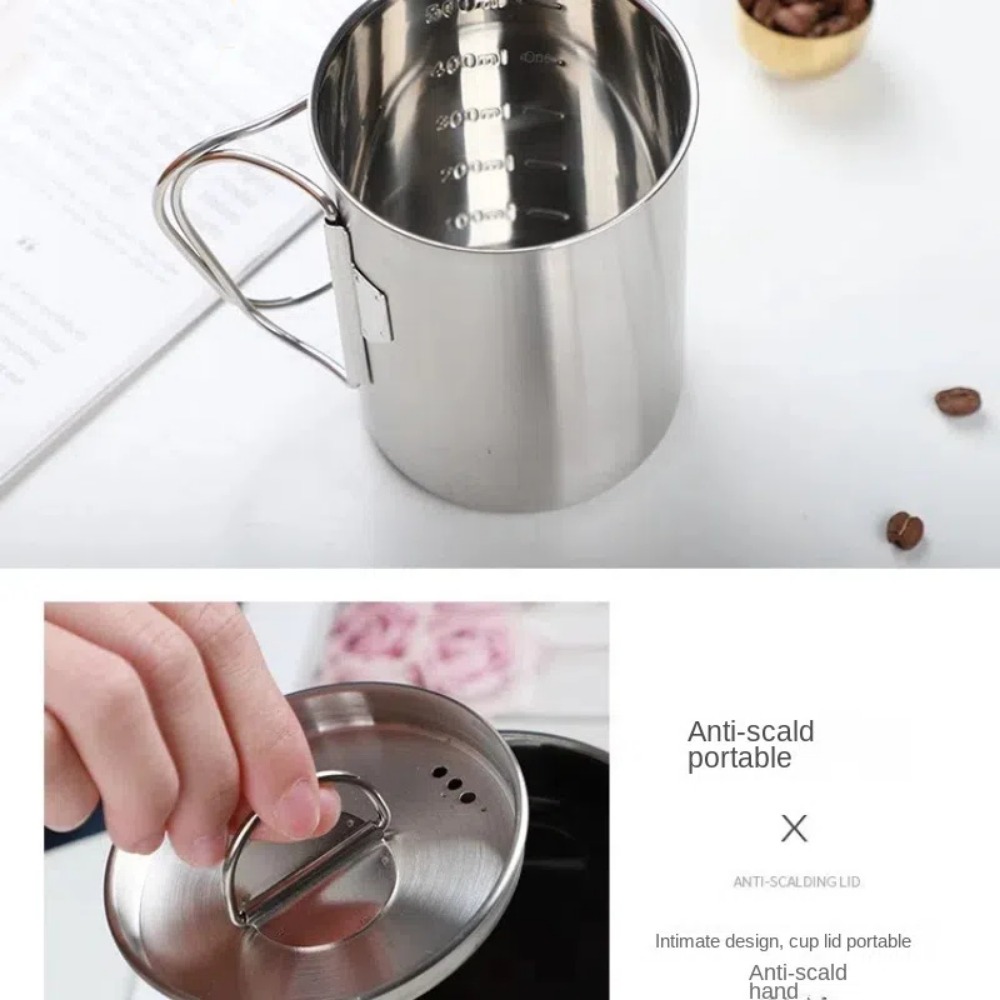 Outdoor Stainless Steel Campin - Camping Cooking Mug のレビューと価格