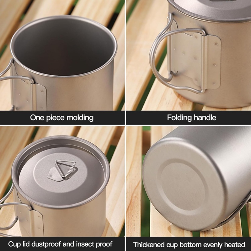 Titanium Camping Mug with Fold - Camping Cooking Mug のレビューと価格