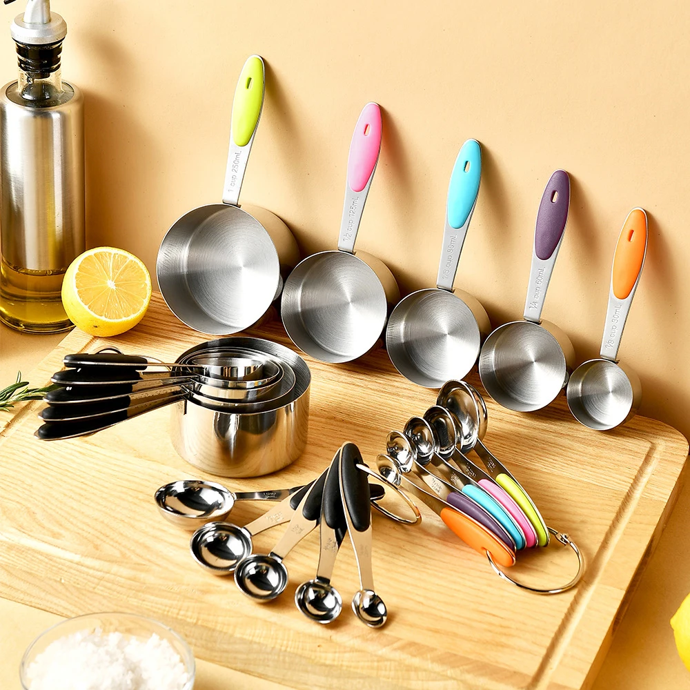 5/10Pcs Stainless Steel Measur - Camping Cooking Pan Set のレビューと価格