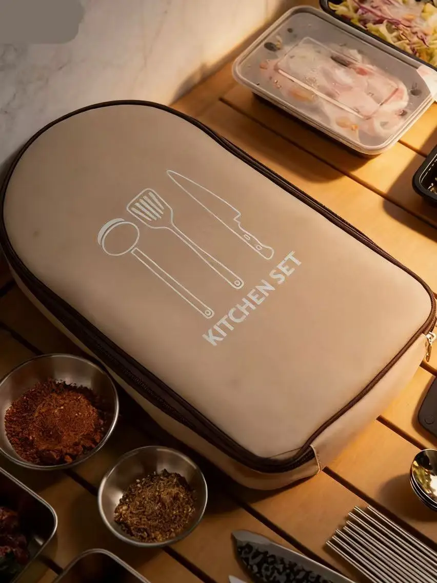 Compact All-in-One Portable Ca - Camping Cooking Essentials Kit のレビューと価格