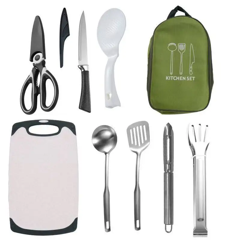 Compact All-in-One Portable Ca - Camping Cooking Essentials Kit のレビューと価格