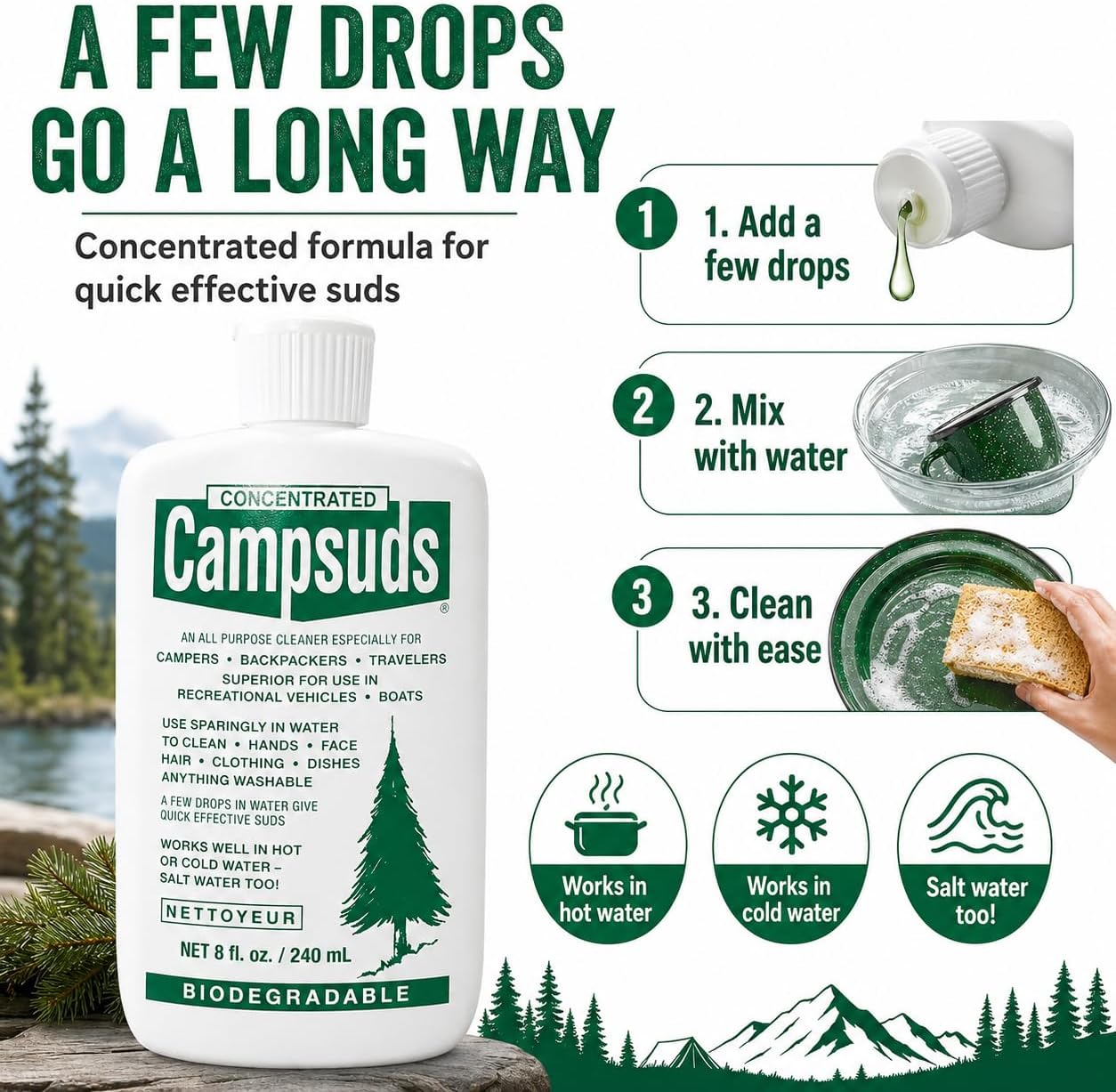 Biodegradable Camp Soap for Di - Biodegradable Soap Camp のレビューと価格