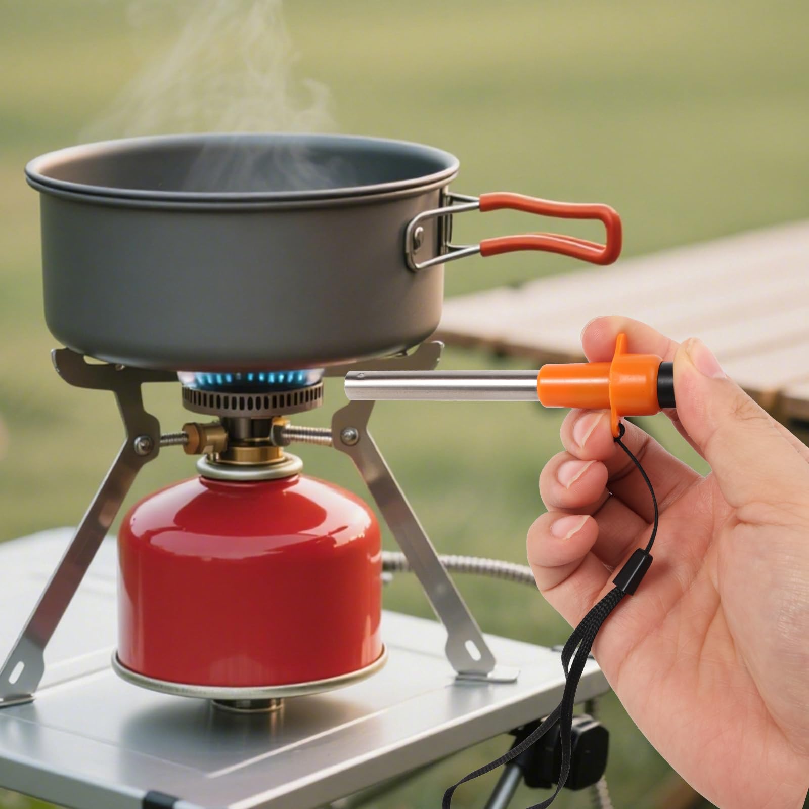 Pandatour 1/2PCS Outdoor Campi - Camping Cooking Gas Stove のレビューと価格