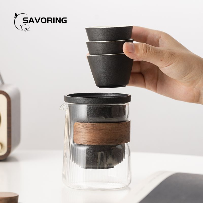 Simple Chinese Ceramic Tea Set - Camping Cooking Pan Set のレビューと価格