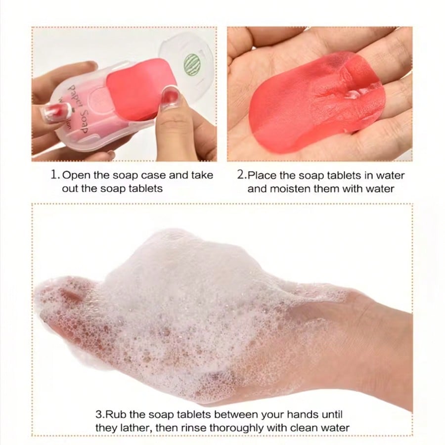 Portable Disposable Paper Soap - Biodegradable Soap Camp のレビューと価格