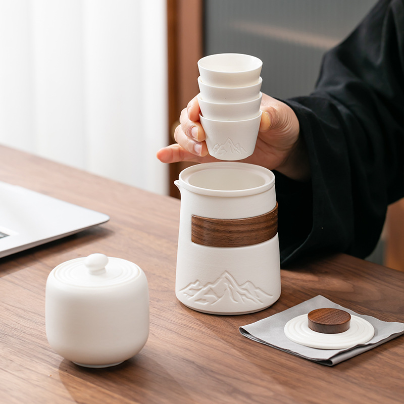 Ceramic Portable Travel Tea Se - Camping Cooking Pan Set のレビューと価格