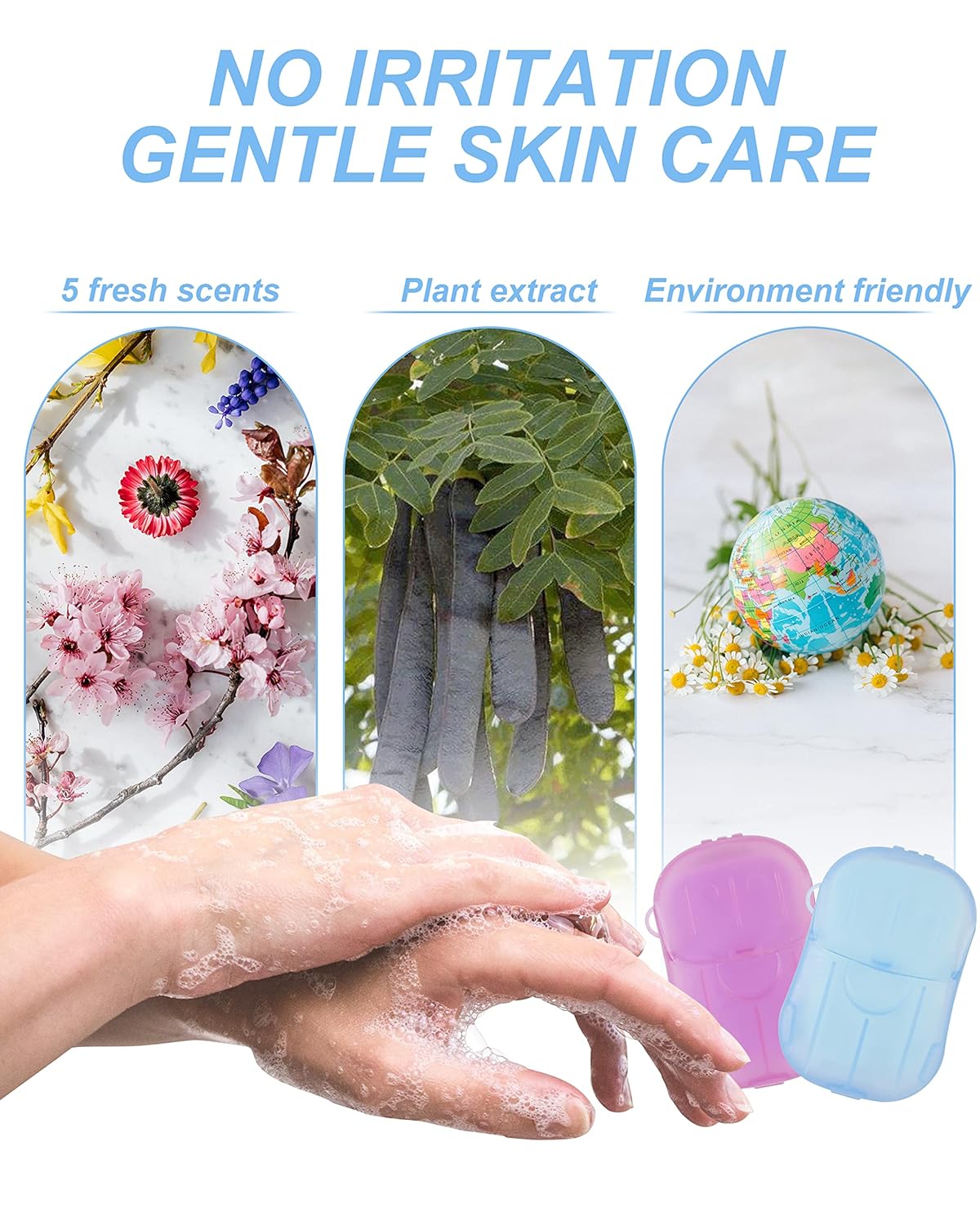 5/10/20 Boxes Scented Hand Soa - Biodegradable Soap Camp のレビューと価格