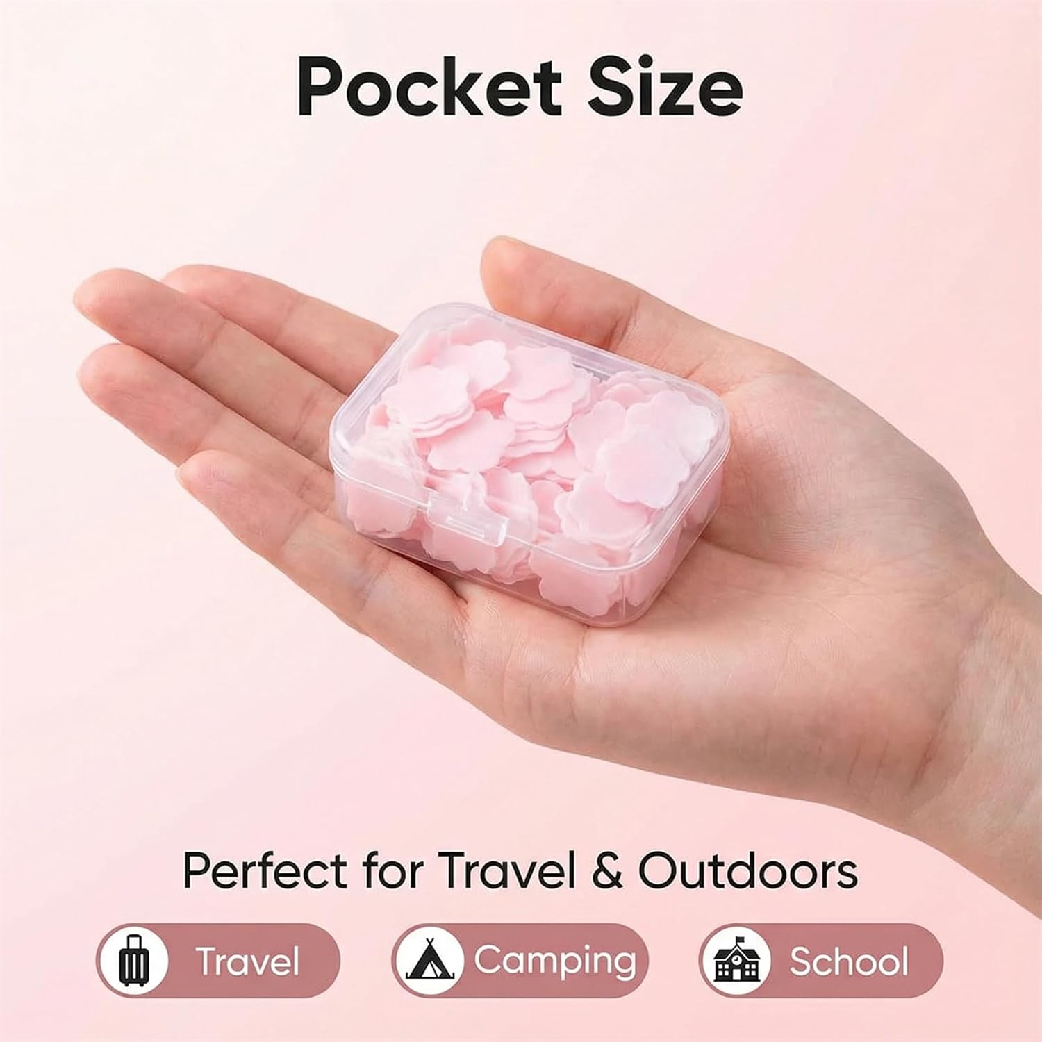 4 Scented Mini Disposable Hand - Biodegradable Soap Camp のレビューと価格