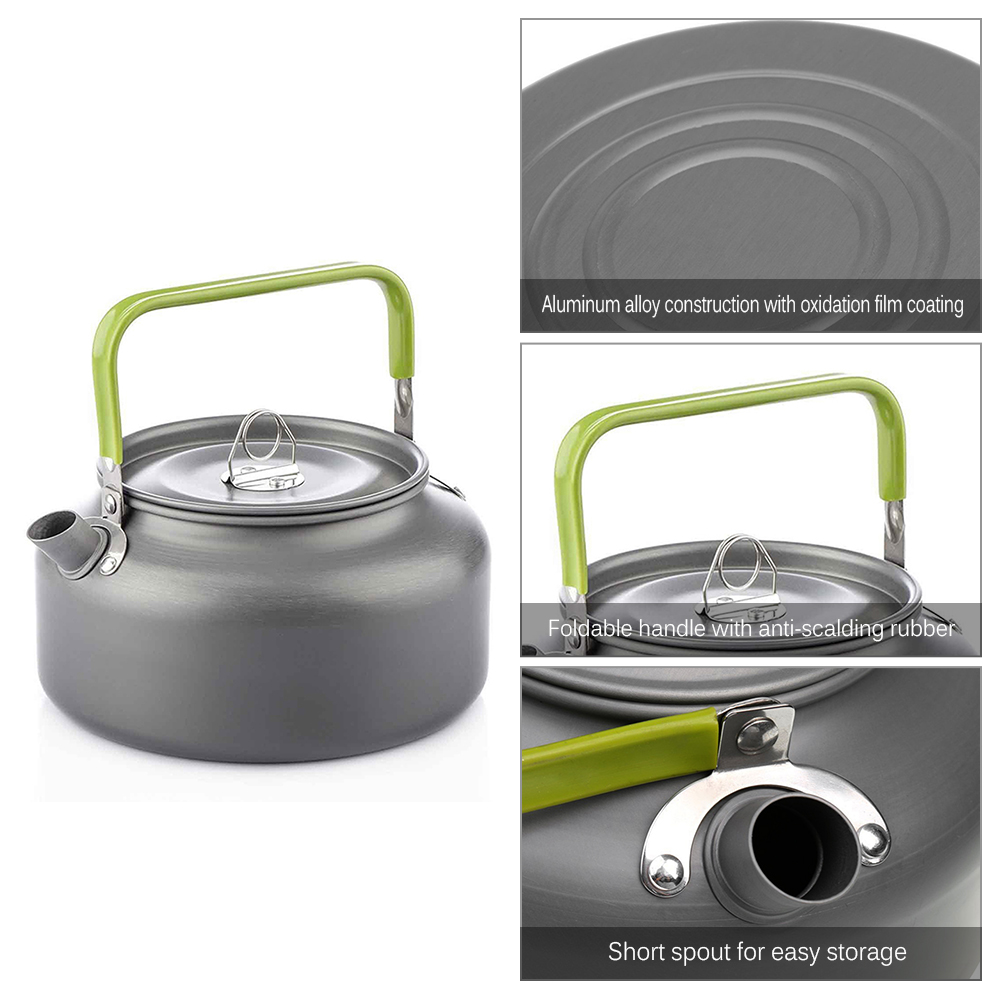 Portable Outdoor Water Kettle  - Camping Cooking Pan Set のレビューと価格