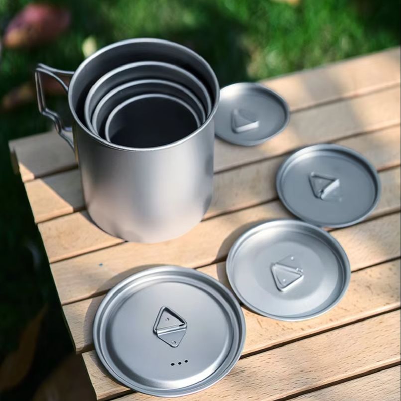 New Camping Titanium Cups 300m - Camping Cooking Mug のレビューと価格