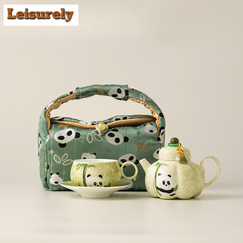 Hand-painted Panda Travel Tea  - Camping Cooking Pan Set のレビューと価格