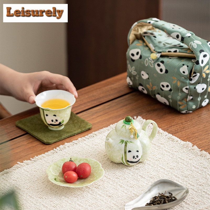 Hand-painted Panda Travel Tea  - Camping Cooking Pan Set のレビューと価格