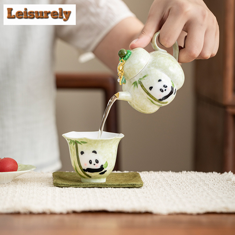 Hand-painted Panda Travel Tea  - Camping Cooking Pan Set のレビューと価格