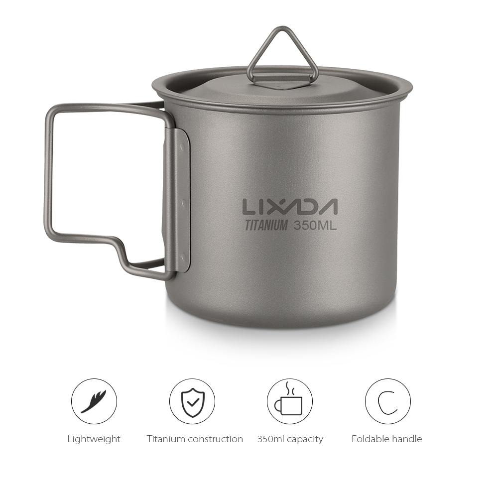 Ultralight Titanium Cup Outdoo - Camping Cooking Mug のレビューと価格