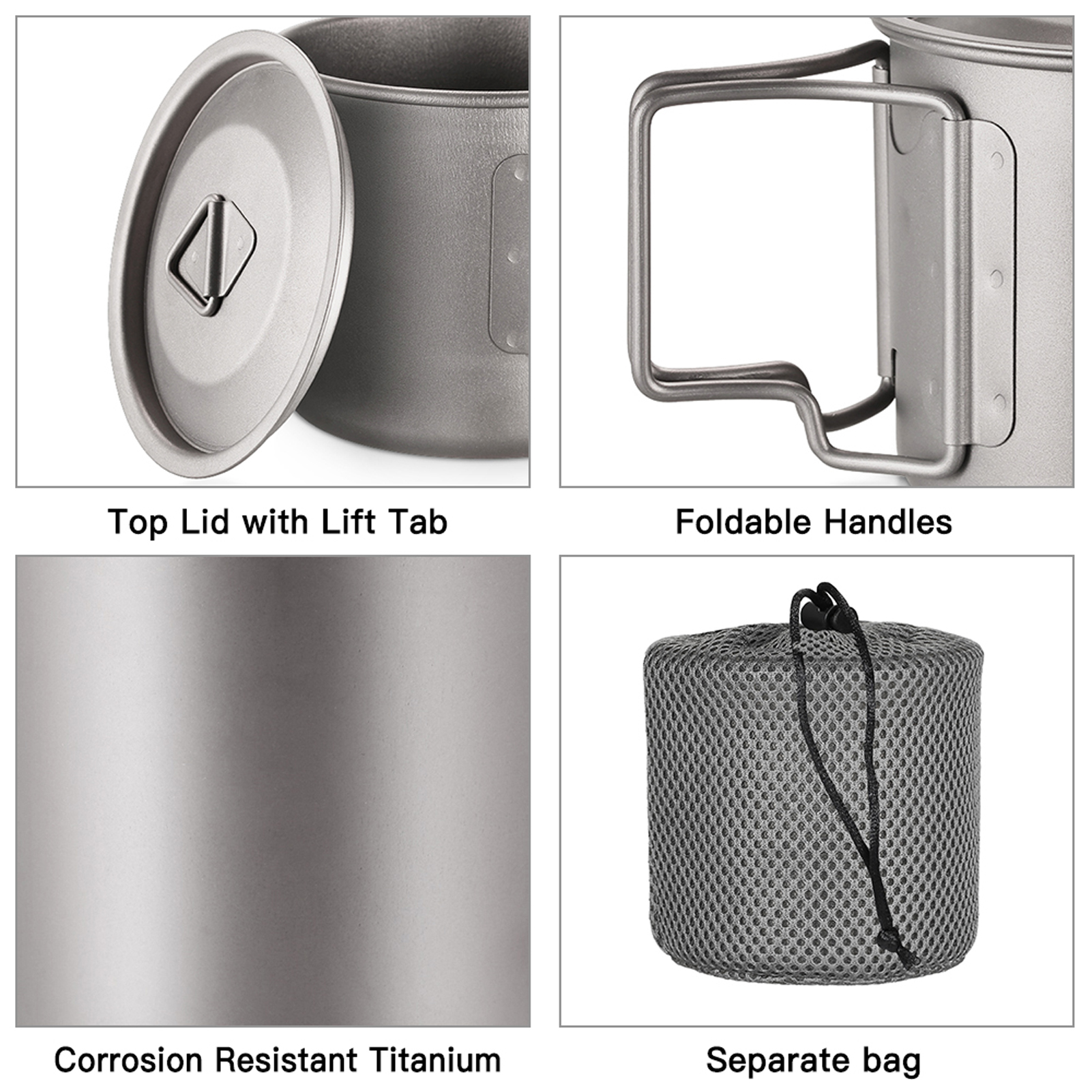 Ultralight Titanium Cup Outdoo - Camping Cooking Mug のレビューと価格