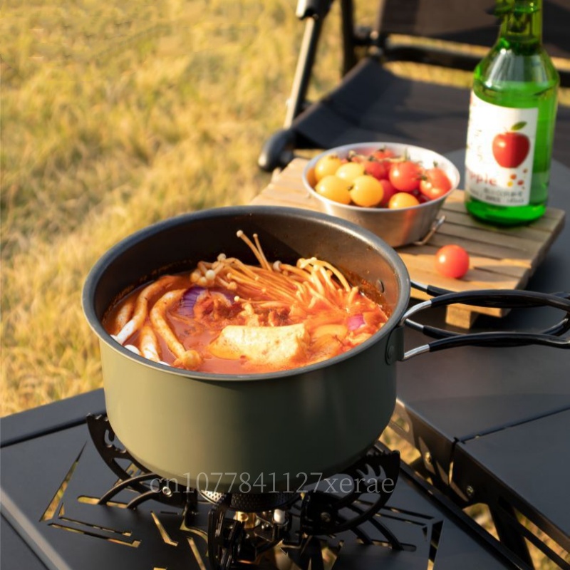 0.9L/1.2L/2.2L/3.5L 4pcs Outdo - Camping Cooking Set Large のレビューと価格
