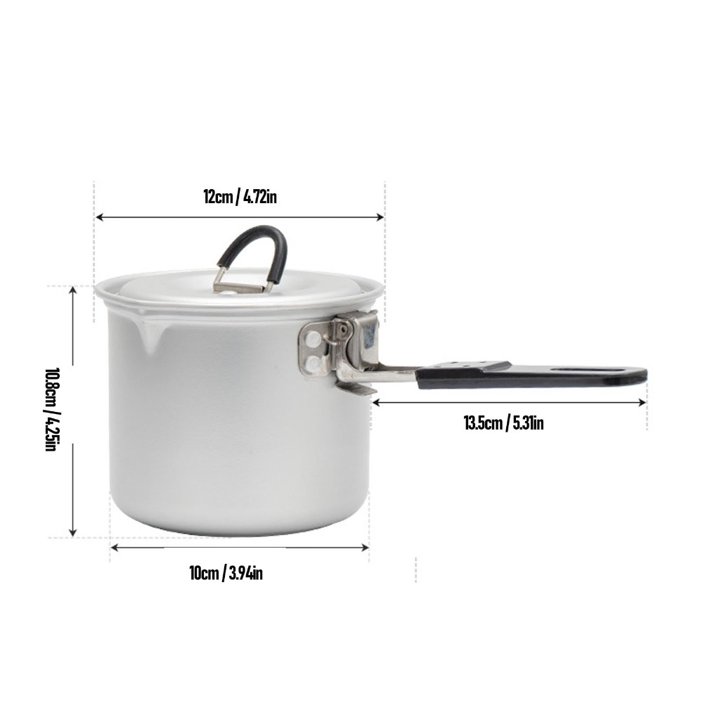 Camping Cooking Pot, 770ml Por - Camping Cooking Handle のレビューと価格