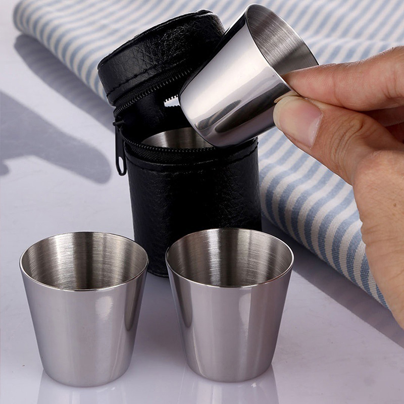 4/6Pcs Stainless Steel Cups Mi - Camping Cooking Mug のレビューと価格