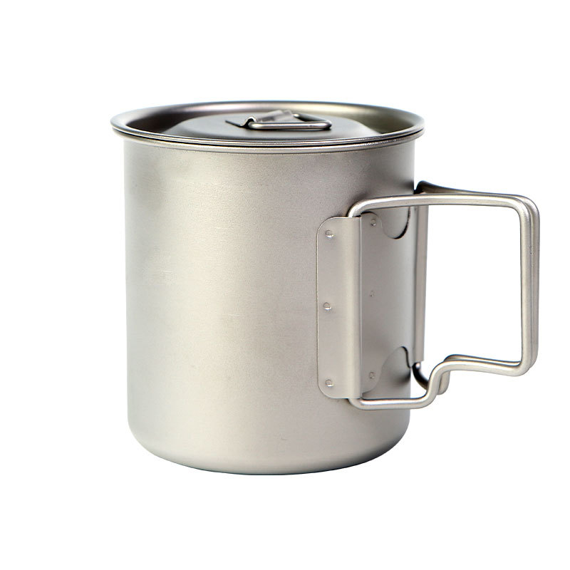 Camping Titanium Cups 450ml 55 - Camping Cooking Mug のレビューと価格