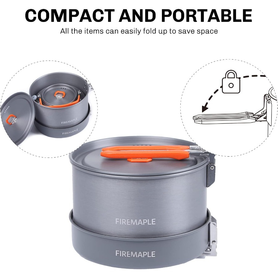 Fire-Maple Feast 4 Piece Campi - Camping Cooking Kit のレビューと価格