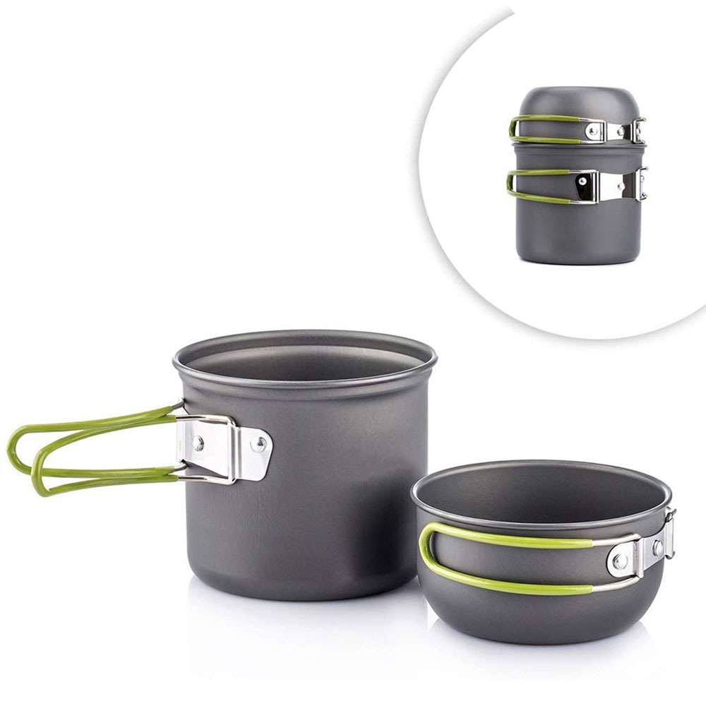 Ultralight Camping Pots Cookwa - Camping Cooking Pan Set のレビューと価格