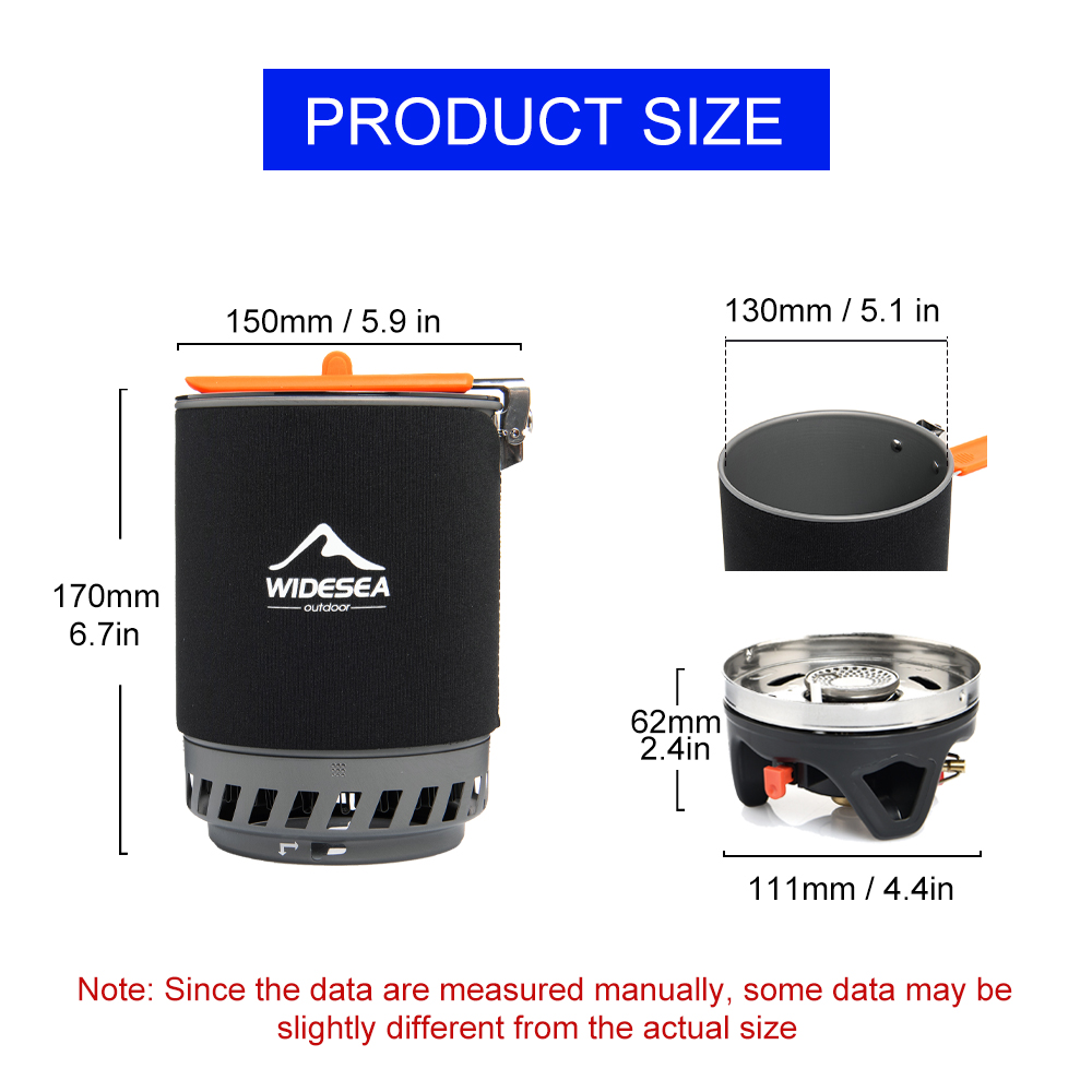 Widesea Camping Cooking System - Camping Cooking Gas Stove のレビューと価格