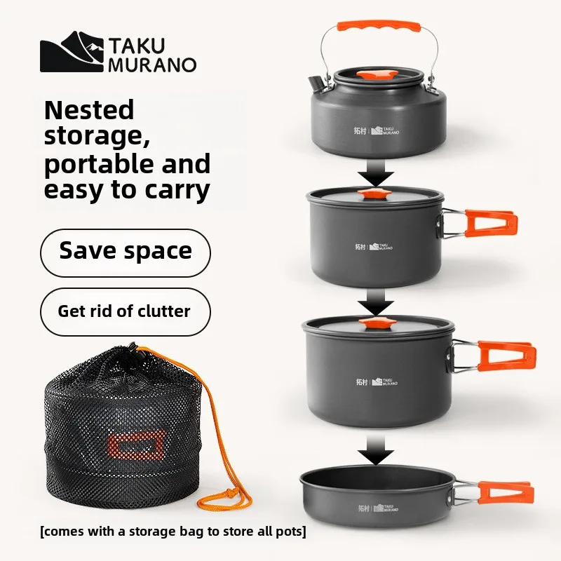 High Quality Outdoor Tableware - Quality Camping Cooking Set のレビューと価格