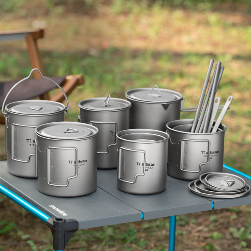 Tiartisan Outdoor Titanium Lig - Camping Cooking Mug のレビューと価格