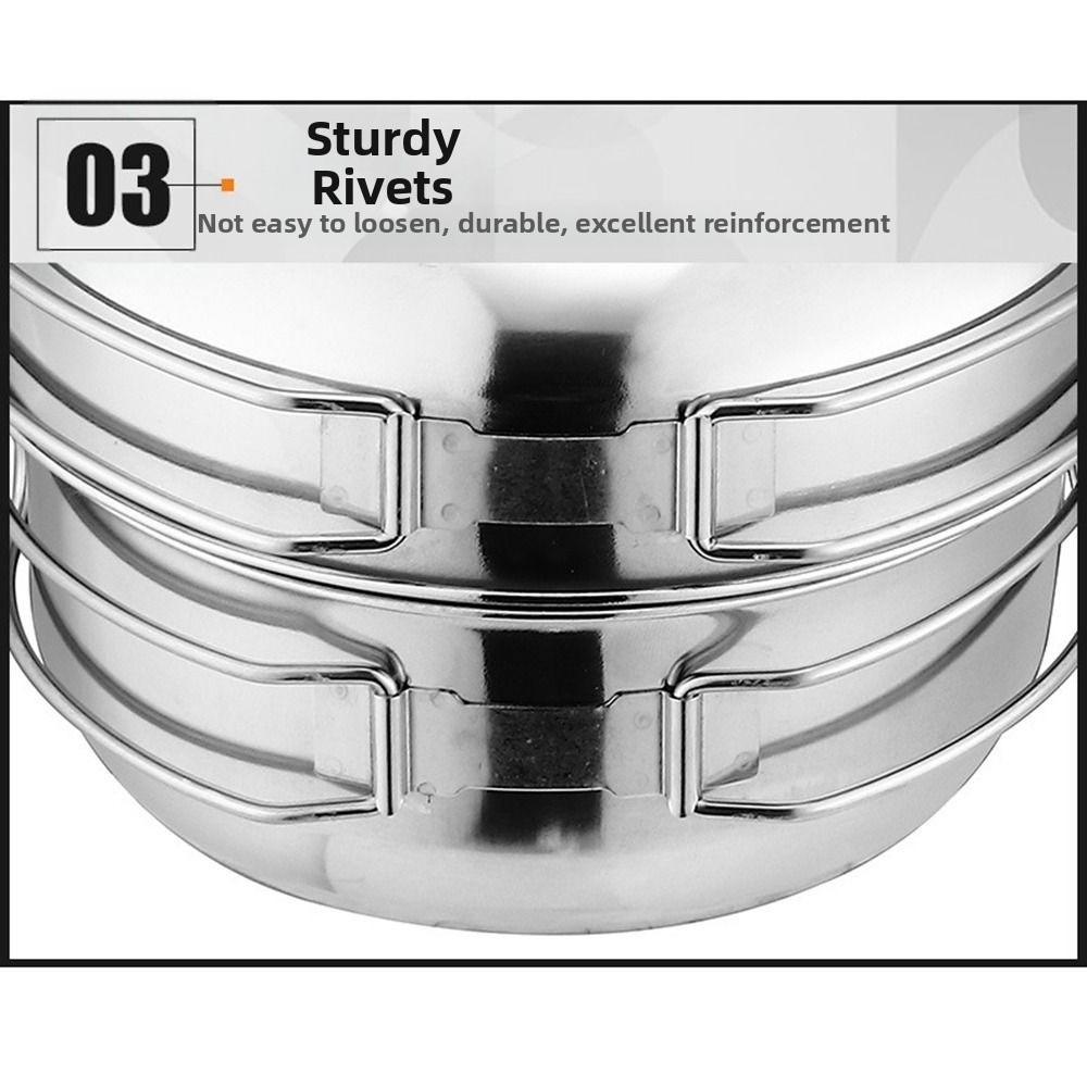 5Pcs 304 Stainless Steel Campi - Camping Cooking Handle のレビューと価格