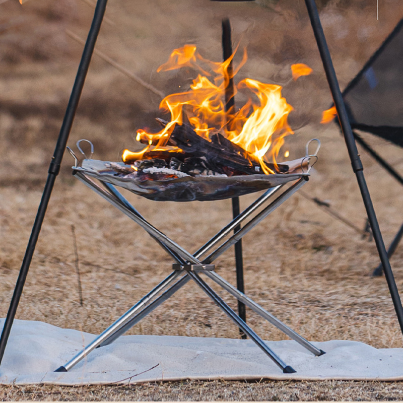 Camping Grills Firewood Stove  - Camping Cooking Multi Tool のレビューと価格