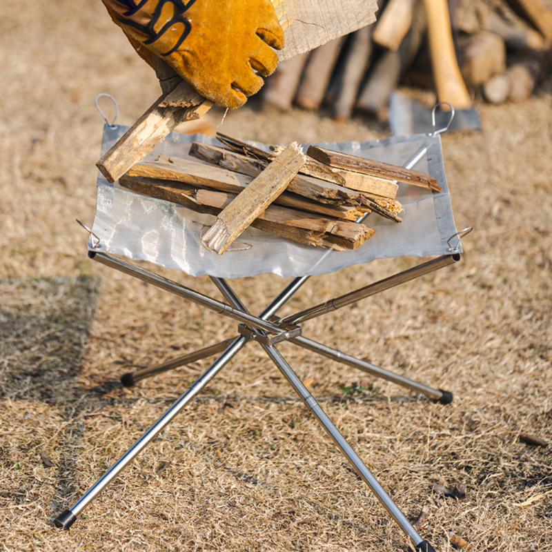 Camping Grills Firewood Stove  - Camping Cooking Multi Tool のレビューと価格