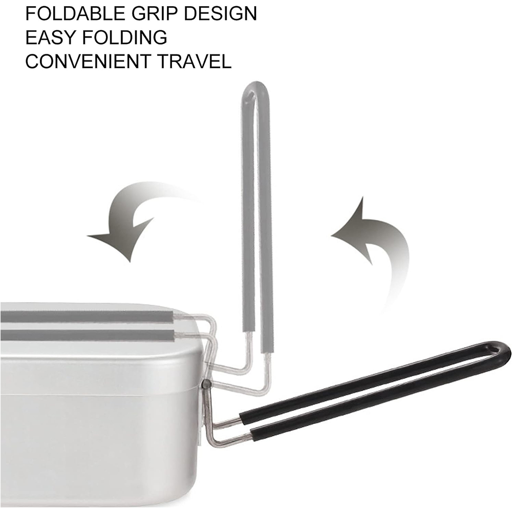 800ML Aluminum Lunch Boxes Out - Camping Cooking Kit のレビューと価格