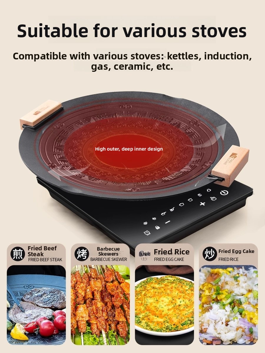 Portable Induction BBQ Grill S - Camping Cooking Pan のレビューと価格