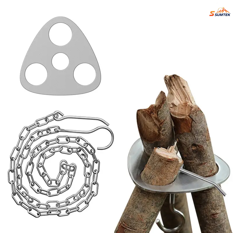 Stainless Steel Portable Campi - Camping Cooking Multi Tool のレビューと価格