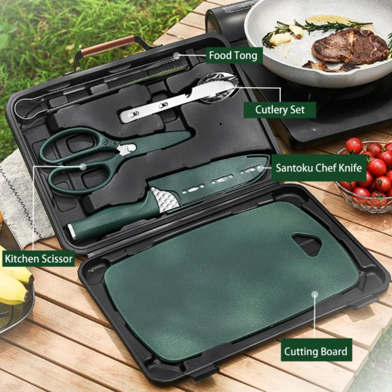 Outdoor Camping Equipment Cook - Camping Cooking Essentials Kit のレビューと価格