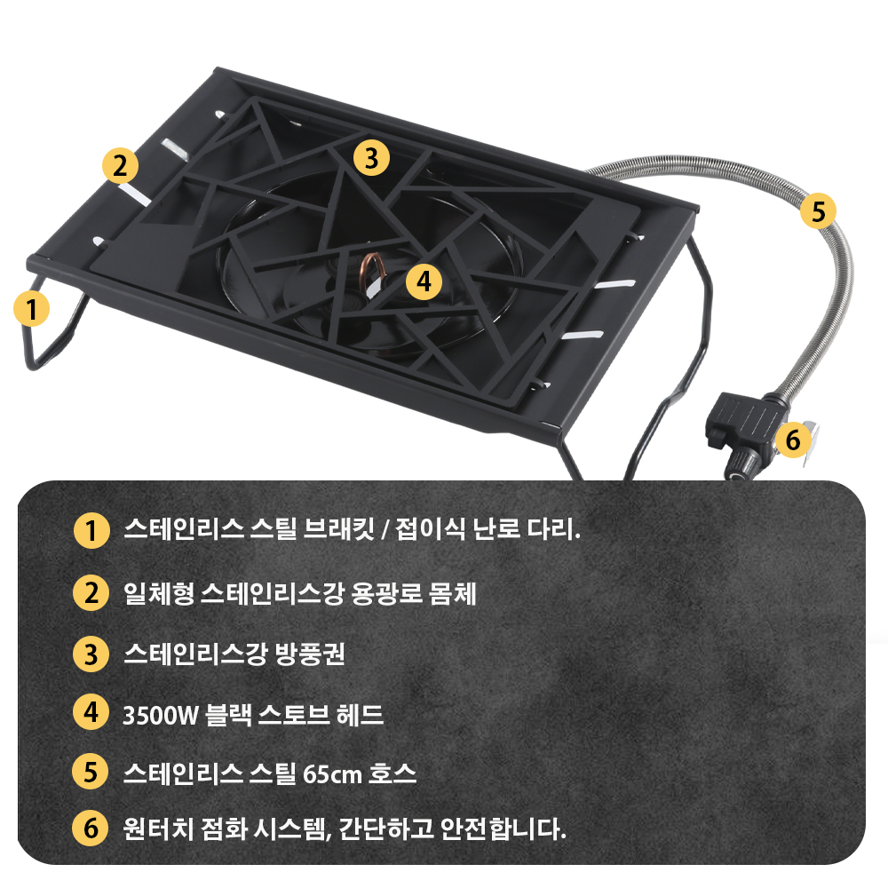Pandatour Camping IGT Stove 65 - Camping Cooking Gas Stove のレビューと価格