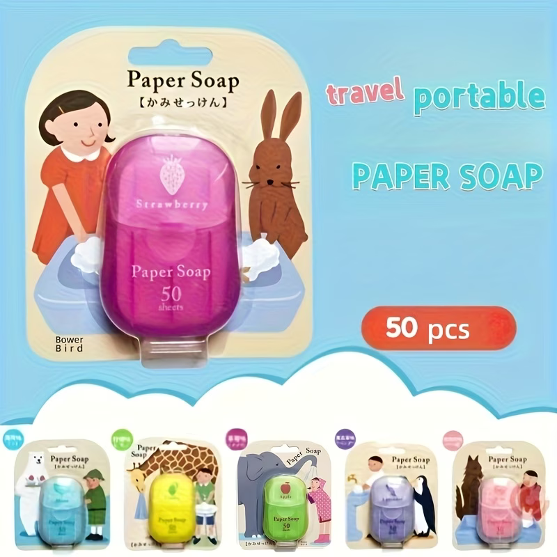 50Pcs Lavender Portable Soap S - Biodegradable Soap Camp のレビューと価格