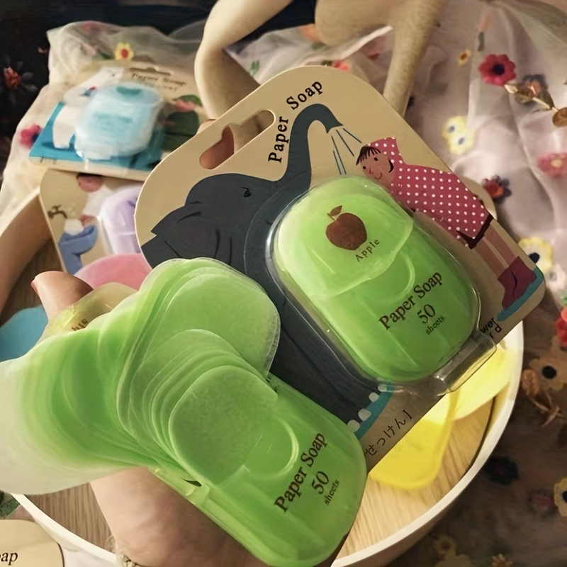 50Pcs Lavender Portable Soap S - Biodegradable Soap Camp のレビューと価格