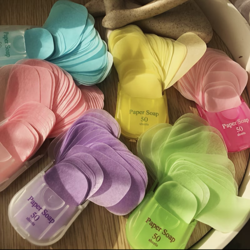 50Pcs Lavender Portable Soap S - Biodegradable Soap Camp のレビューと価格