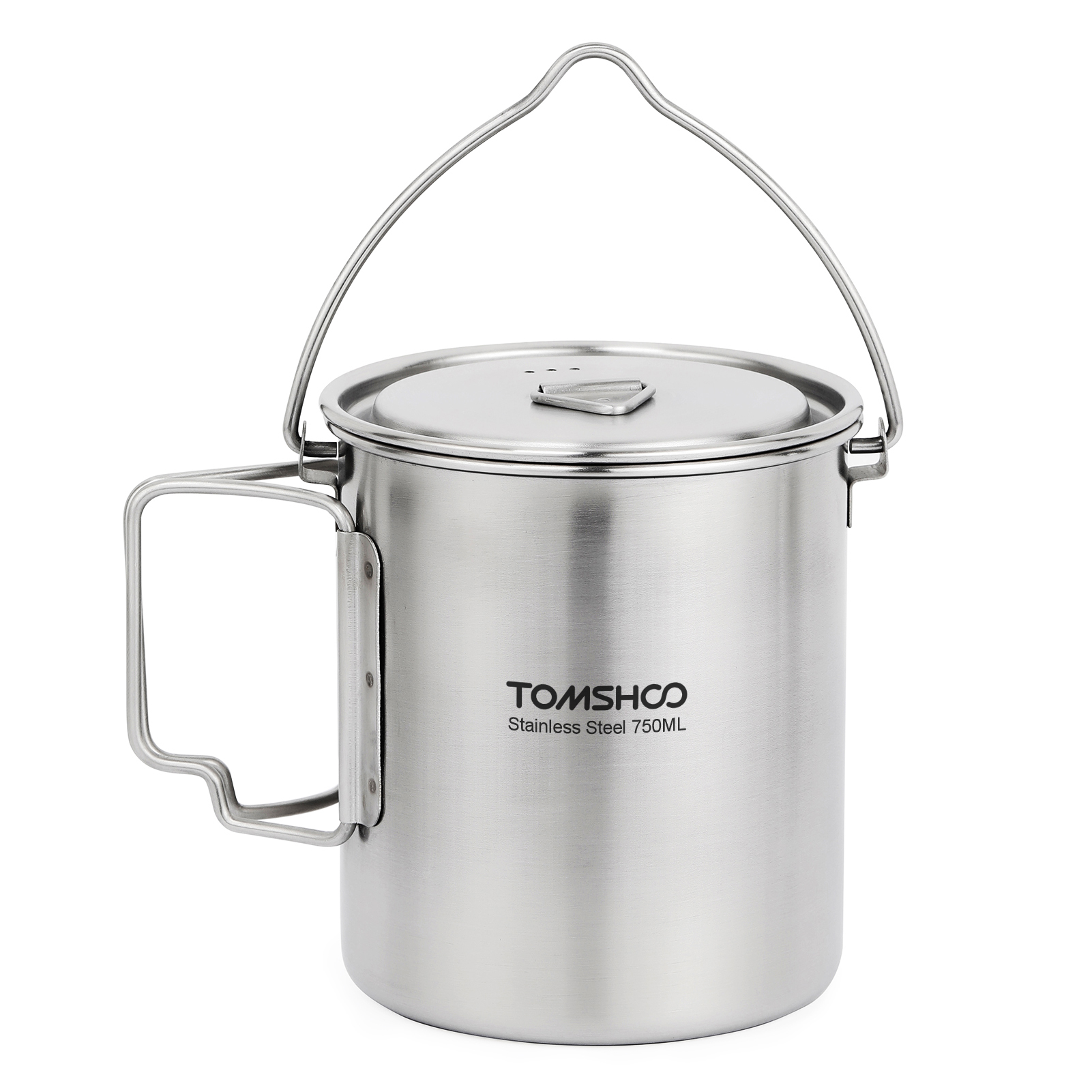 TOMSHOO 750ml Stainless Steel  - Camping Cooking Mug のレビューと価格