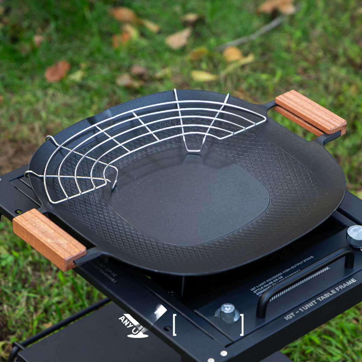 Outdoor Camping BBQ Grill Pan  - Camping Cooking Pan のレビューと価格