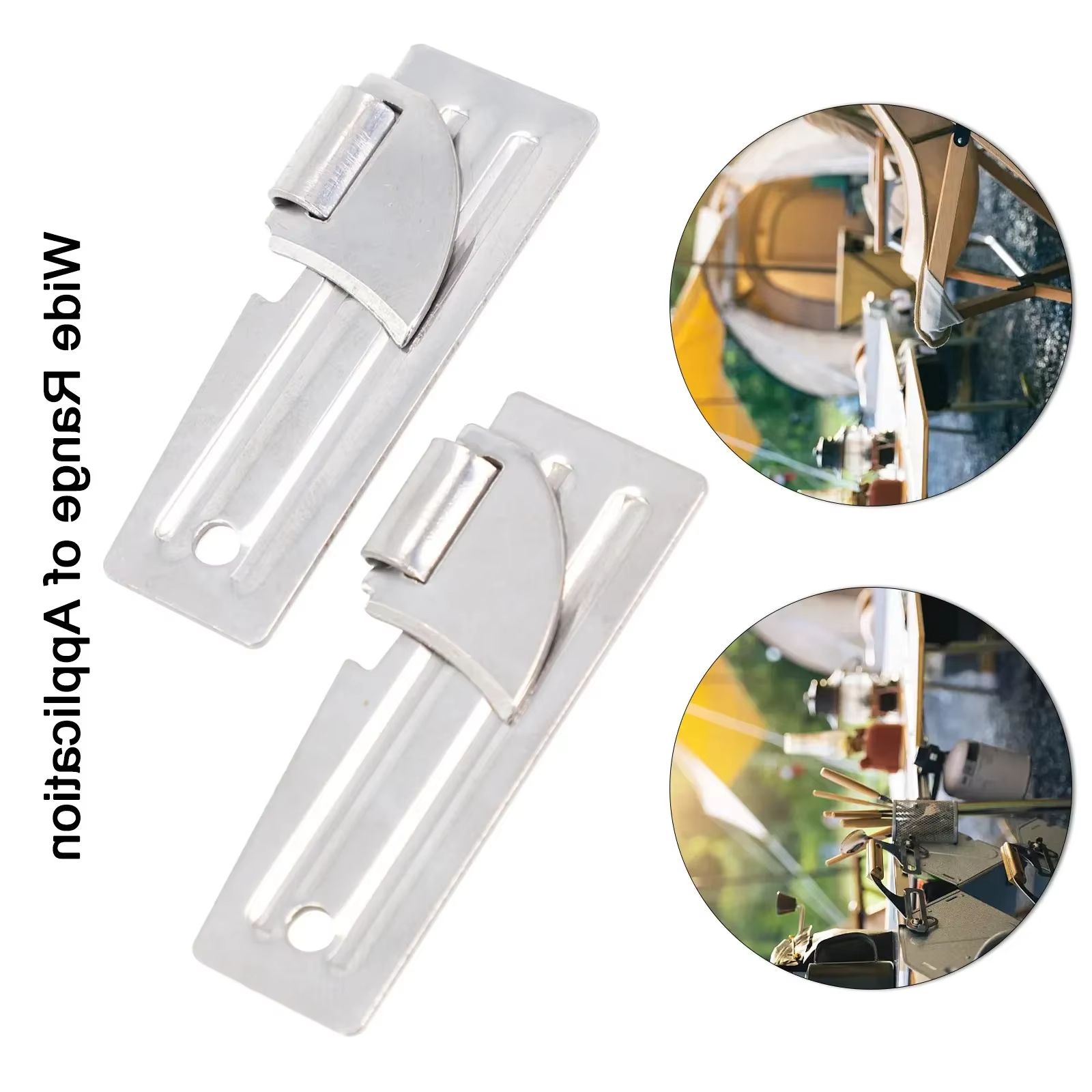 2pcs Stainless Steel Mini Fold - Camping Cooking Multi Tool のレビューと価格