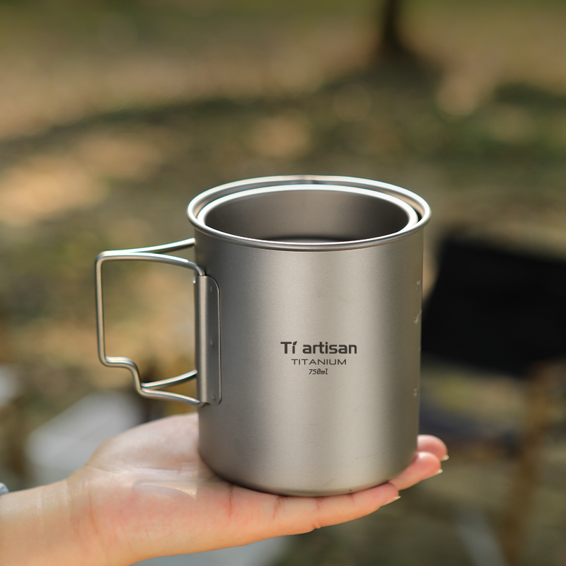 Tiartisan Ultralight Pure Tita - Camping Cooking Mug のレビューと価格