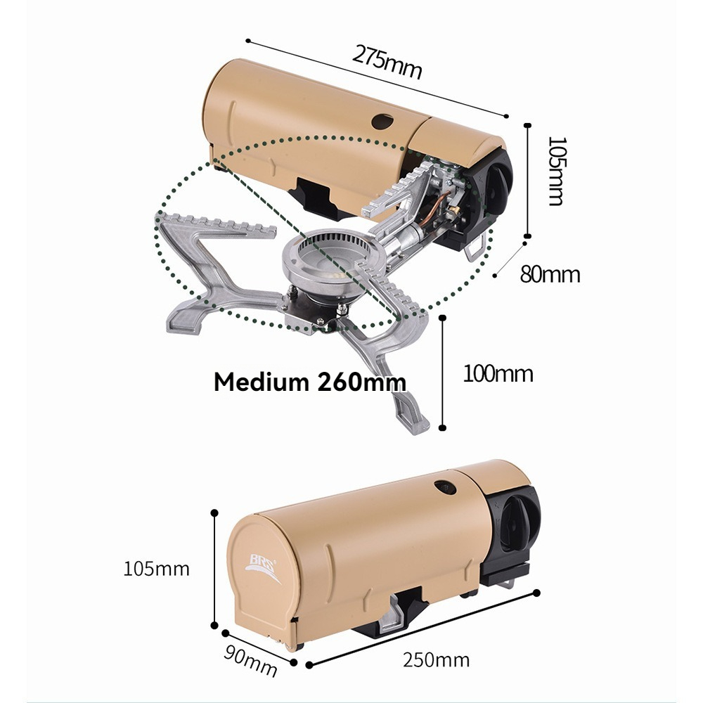 BRS-99 Camping Outdoor Portabl - Camping Cooking Gas Stove のレビューと価格